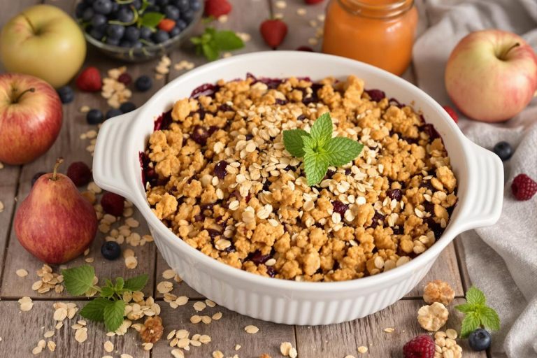 Crumble sans sucre pour diabétique : recette et astuces