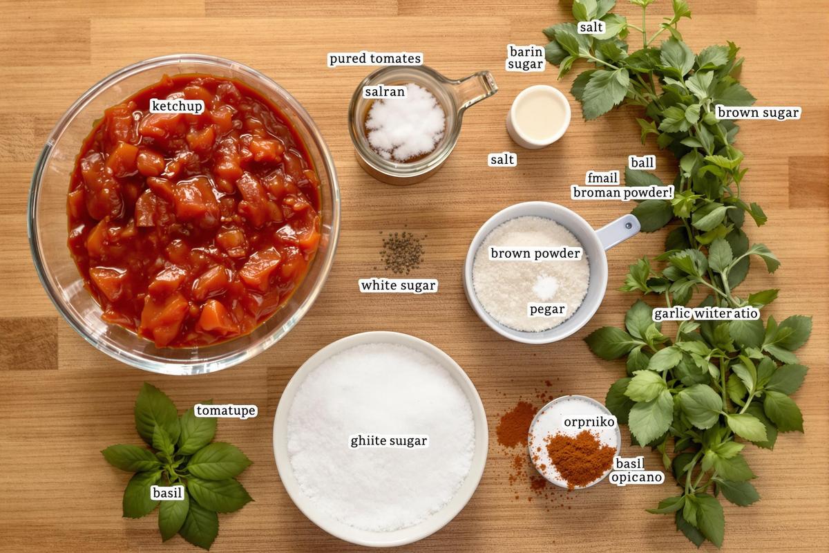 Recette de sauce ketchup maison rapide