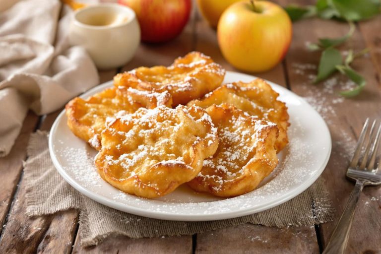 À mi-chemin entre un beignet aux pommes et une crêpe, connaissez-vous les apfelkiechle ?