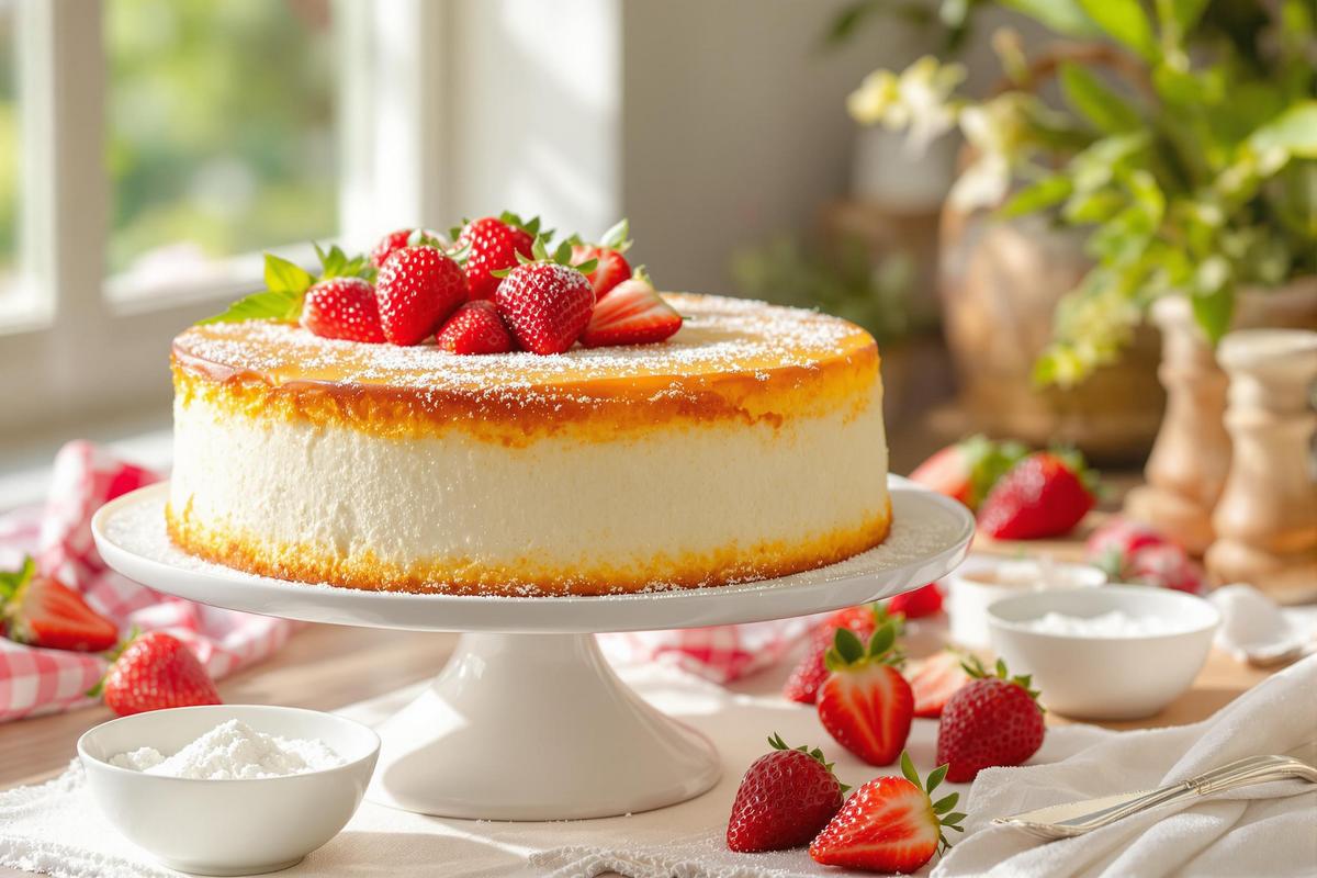 Cousin du gâteau au yaourt, ce gâteau à la faisselle de Laurent Mariotte est plus moelleux que jamais !
