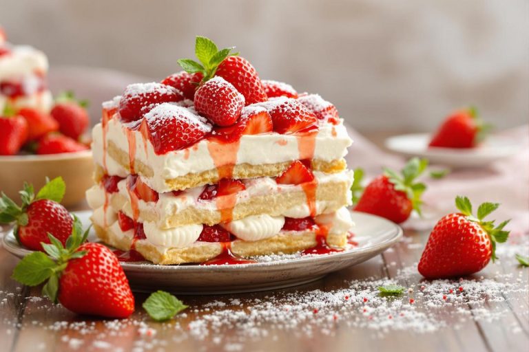 Dans quoi tremper les biscuits pour un tiramisu aux fraises