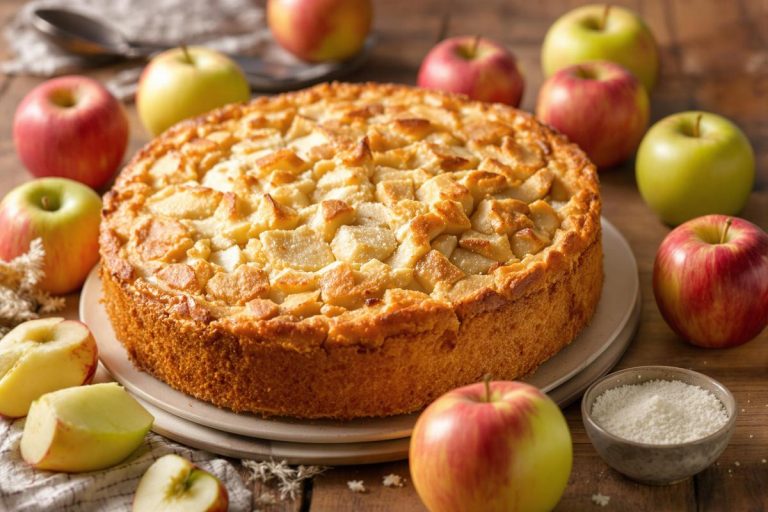 Gâteau aux pommes sans sucre pour diabétique