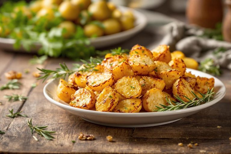 Les pommes de terre sortent du four plus croustillantes que jamais si vous ajoutez cet ingrédient à la cuisson