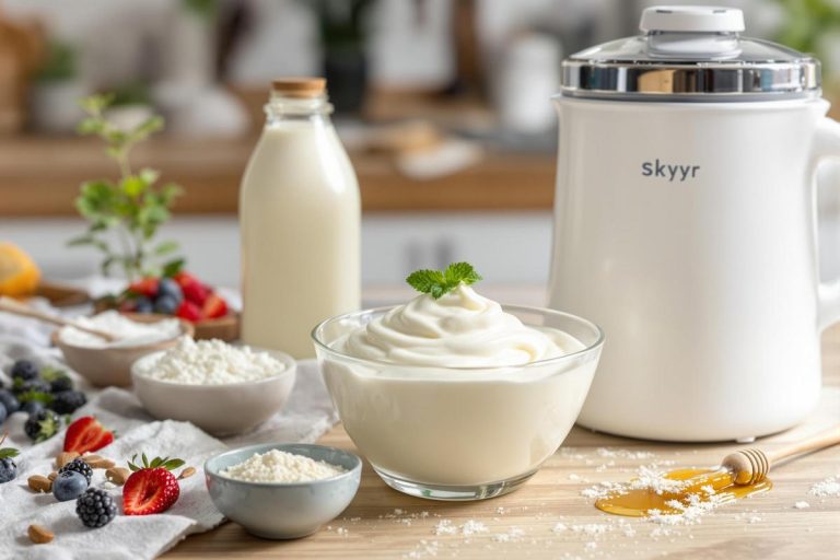 Oui, vous pouvez préparer votre skyr maison pour presque rien avec 3 ingrédients (et on aurait aimé le savoir avant)