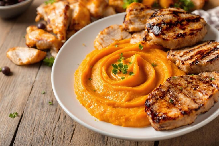 Quelle viande pour accompagner une purée de patate douce