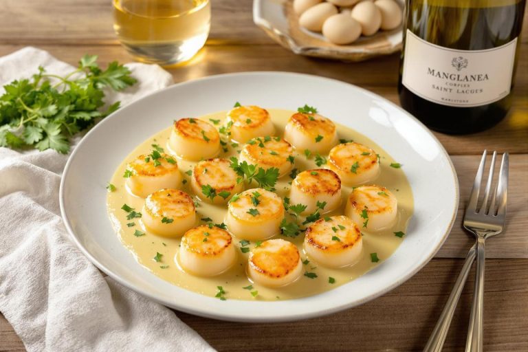 Recette coquille saint-jacques à la bretonne