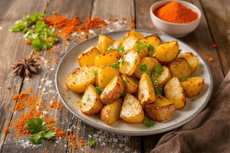 Recette facile et savoureuse de pommes de terre épicées faites maison