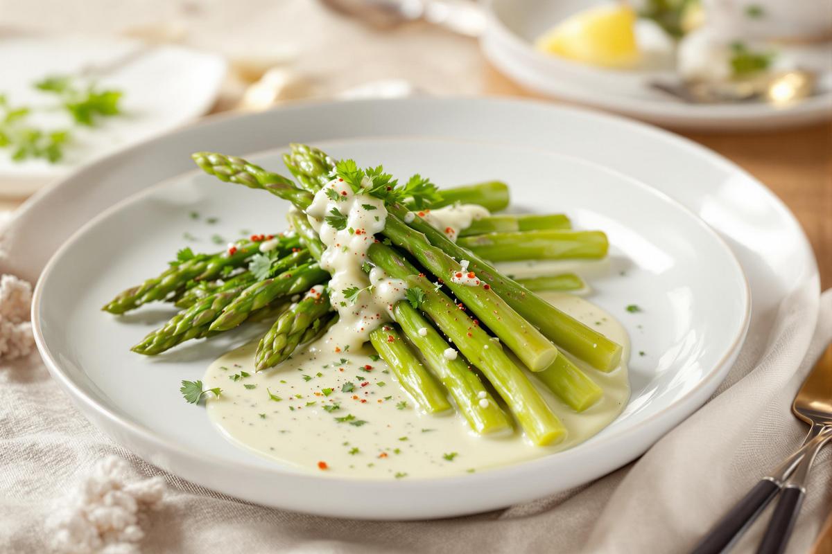 C'est la sauce qui change tout : voici le secret de la cheffe Hélène Darroze pour sublimer les asperges
