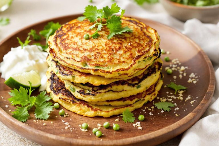 Recette des pancakes aux courgettes et pois chiches de Yotam Ottolenghi