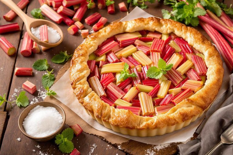 Tarte à la rhubarbe : notre chef partage ses astuces pour réussir ce dessert à la perfection !