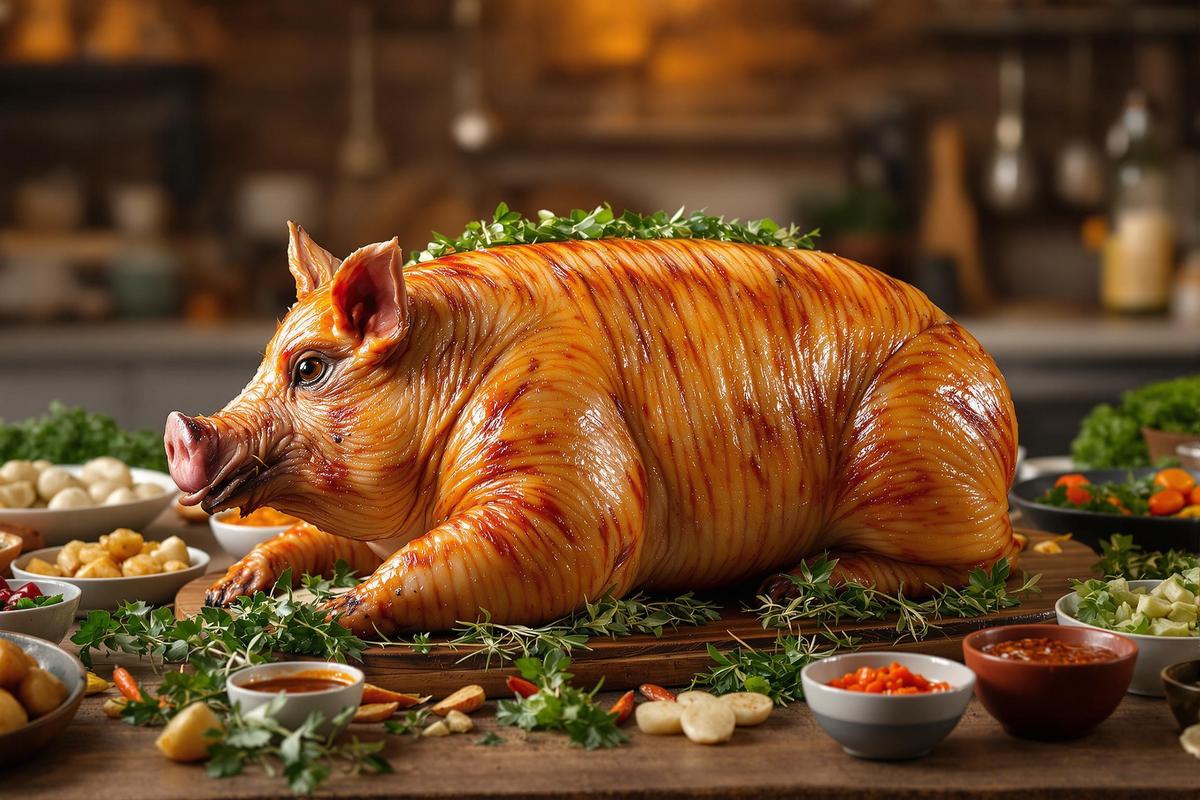 Temps de cuisson cochon de lait 15 kg